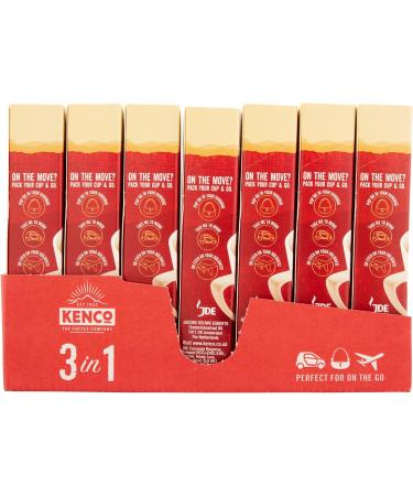 Kenco 3 in 1 Smooth White Instant Coffee with Sugar Sachets 5x20g (Pack of 14 Total 35 Sachets 700g) - Buy Online on GoSupps.com