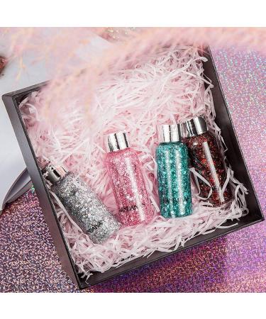 Mermaid Sequins Chunky Glitter Liquid Eyeshadow & Body Gel - 30g (07 Bronze) - Buy Online on GoSupps.com