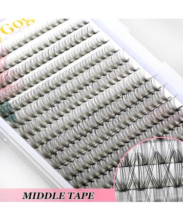 HxyGogo Wispy Fluffy Lash Extensions 10D Cluster DIY Eyelash Extensions 280 pcs - Natural Look, Reusable Individuals - 8-16MM D Curl - Buy Online on GoSupps.com