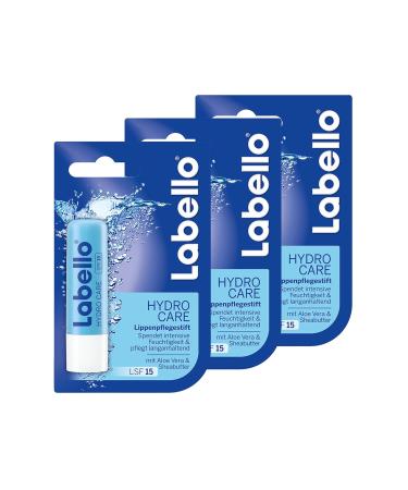 Labello Hydro Care Blister 3-Pack | Moisturizing Lip Balm for Soft Hydrated Lips - International Shipping Available - Buy Online on GoSupps.com