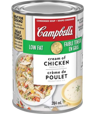 Campbell's Low Fat Cream of Chicken Soup 284 mL 284 ml (Pack of 1) - Buy Online on GoSupps.com