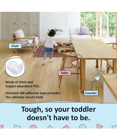 Bebe Earth Baby Proofing Corner Protectors  12 Furniture Corner Guards Bumpers for Table - Clear Child Safety Protector for Home  New Parents and Couples 12-Count - Buy Online on GoSupps.com