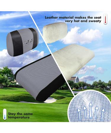 10L0L Golf Cart Seat Covers for Yamaha, Club Car, E-Z-GO - Washable Breathable Mesh Cloth - Black+Gray - Buy Online on GoSupps.com