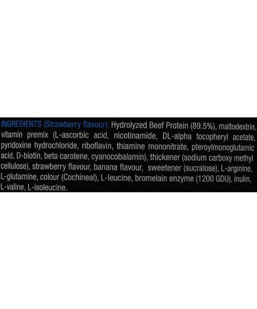 Biotech Beef Protein 1816G - 19.16g Strawberry Whey Protein Concentrate - Buy Online on GoSupps.com