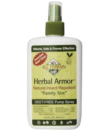 All Terrain Herbal Armor Natural Insect Repellent Deet-Free Pump Spray 8.0 fl oz (240 ml)