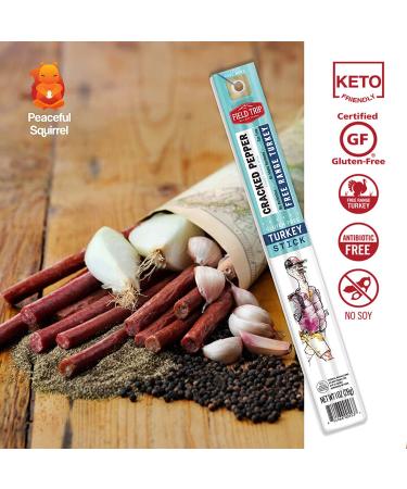 Peaceful Squirrel Field Trip Snacks Meat Sticks 15-Pack - Variety of 5 Flavors | Keto Gluten Free Jerky | Low Carb High Protein Snacks | No Nitrates | All Natural Ingredients | 1 Ounce - Buy Online on GoSupps.com
