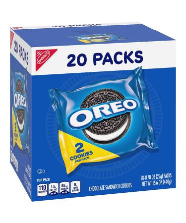 OREO Chocolate Sandwich Cookies - 20 Snack Packs (40 Cookies Total) - Buy Online on GoSupps.com