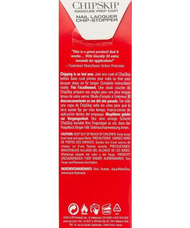 OPI Chip Skip Manicure Prep Coat - 0.5 Fl Oz | Prevents Chips and Extends Nail Polish Wear - Buy Online on GoSupps.com