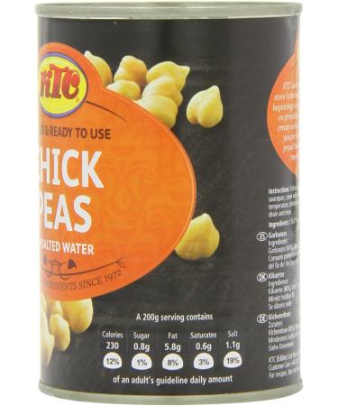 KTC Chick Peas in Salted Water 400g - Buy Online on GoSupps.com