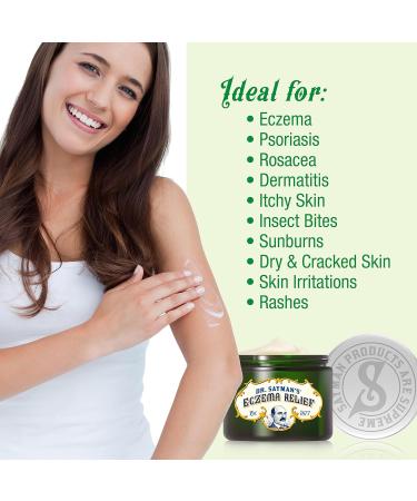 Dr. Sayman's Eczema Relief Cream - Fast Acting Relief for Dry, Itchy Skin (6oz) - Buy Online on GoSupps.com