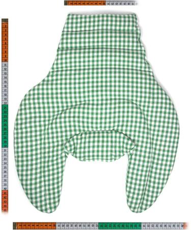 Neck Pillow HWS - Premium Heat Pad for Neck Shoulders & Back - Green-White Rapeseed Pillow for Comfort & Support - Buy Online on GoSupps.com