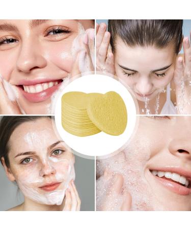 Heart Shape Facial Sponges Easy to Use Natural Cosmetic Spa Sponges Natural Heart Makeup Sponges Convenient Heart Sponge Applicators Long-Lasting Heart Cosmetic Pads for Makeup Remover - Buy Online on GoSupps.com