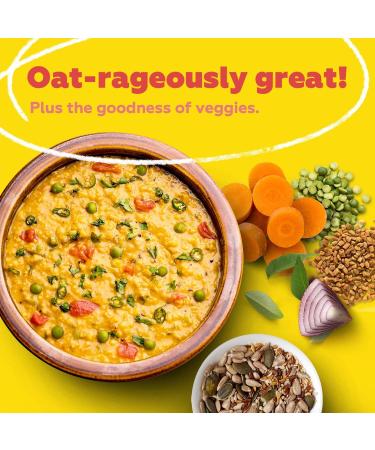 Yogabar Veggie Masala Oats 1Kg | Gluten-Free, Non-GMO Diet Food | With Pumpkin, Watermelon, and Chia Seeds | Helps Reduce Cholesterol | Ideal for Weight Loss - Buy Online on GoSupps.com