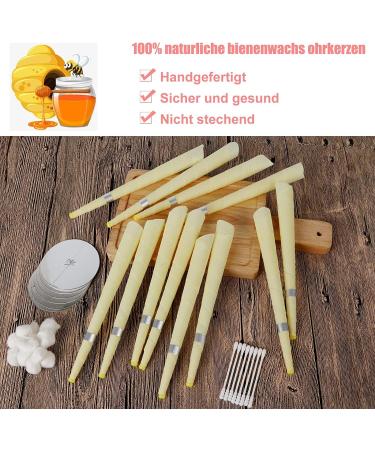Buy Oyach 36-Pack Ear Candles | Non-Toxic Beeswax Ear Candles for Ear Cleaning & Relaxation | Fragrance-Free & Safe for Women & Men - Buy Online on GoSupps.com