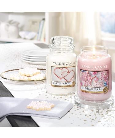 Yankee Candle Snow In Love - Large Scented Candle in Glass | Long Lasting 150-Hour Burn Time - Buy Online on GoSupps.com
