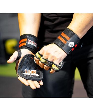Buy Neoprene Fitness Gloves for Men & Women - Strength Training Grip Pads for Gym & Pull-Ups - Black & White - Buy Online on GoSupps.com