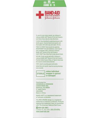 Band-Aid Medium Non-Stick Pads - 10 Count, 2x3 Adhesive Bandages - Buy Online on GoSupps.com