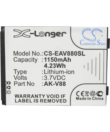 Emporia AK-V88 Replacement Battery - 1150mAh Compatible for V88 V88_001 & Connect | International Shipping - Buy Online on GoSupps.com