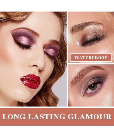 WYBLZPXZ 12 Colors Nude Eyeshadow Palette - Pigmented, Long Lasting, Waterproof Makeup Palette for Natural Smokey Eye Look (Shimmer) - Buy Online on GoSupps.com