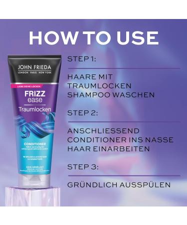 JOHN FRIEDA Frizz Ease Soin D m lant Boucles Couture 25ml (Lot de 2) Banane 250 ml (Lot de 2) - Buy Online on GoSupps.com