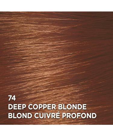 L Or al Paris Feria Multi-Faceted Shimmering Permanent Hair Dye 74 Deep Copper Blonde Permanent Hair Color for Long Lasting Hair Dye with Bonding Complex Conditioner Pack of 1 (Packaging May Vary) Ginger Deep copper blonde - Buy Online on GoSupps.com