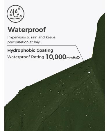 Wantdo Women's Waterproof Ski Jacket | Insulated Fleece Parka | Army Green - Buy Online on GoSupps.com