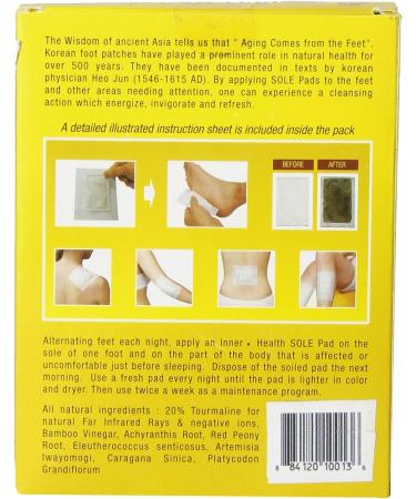 TRR Enterprises Vibrant Inner Health Sole Pads - 5 Count - Buy Online on GoSupps.com