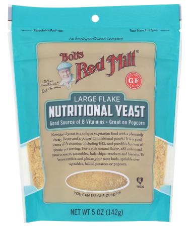 Bobs Red Mill Large Flake Nutritional Yeast -5 oz (Pack of 4)