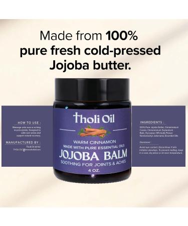 Plantar Fasciitis Relief Balm Jojoba Cream with Cinnamon Cassia Spikenard & Hyssop Soothes Heels Supports Joints & Skin Repair (4oz) 4 Ounce - Buy Online on GoSupps.com