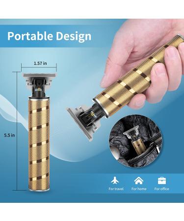 Ufree Cordless Hair Clippers for Men and Women - Electric T Blade Trimmer Grooming Kit with Guide Combs, Zero Gap Cutting, and Gifts (Gold) - Buy Online on GoSupps.com