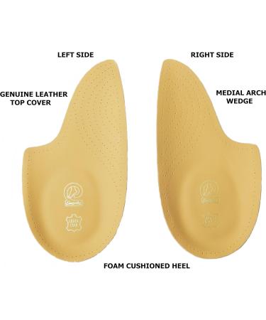 Premium Arch Support & Shock Absorbing Heel Cushion Shoe Inserts - Euro 45/46 US Men s 10.5-12 | International Shipping Available - Buy Online on GoSupps.com