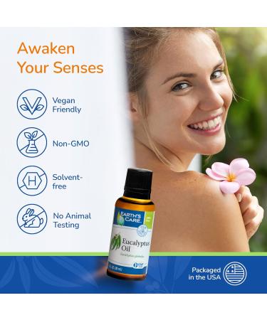 Earth's Care Eucalyptus Oil - 100% Natural Eucalyptus Essential Oil - for Aromatherapy - Steam Distilled - 1 Fl OZ (4 Bottles) Eucalyptus 1 Fl Oz (Pack of 4) - Buy Online on GoSupps.com