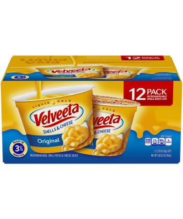 Kraft Velveeta Shells & Cheese Single-Serve Cups 12 ct./2.39 oz. 2 Pack