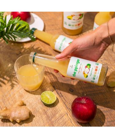 Boisson Kyon Ppinger Jus de gingembre 250 ml avec pomme citron vert et fleur de sureau boisson rafra chissante et sans alcool disponible en packs de 24 - Buy Online on GoSupps.com