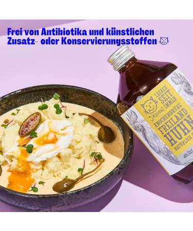 6 x 525ml Organic Chicken Bone Broth | Rich in Collagen | Paleo & Ketogenic Superfood | No Flavor Enhancers | Buy Internationally - Buy Online on GoSupps.com