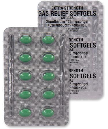 Amazon Basic Care Gas Relief Softgels - Extra Strength Simethicone 125 mg 30 Count (Pack of 2) - Fast-Acting Antigas Relief for International Shipping - Buy Online on GoSupps.com