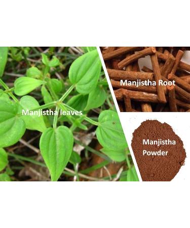 Organic Aura Premium Pure Manjistha Powder 16Oz -1Lb. USDA Certified. 100% All Natural Fresh and Pure. No GMO. Gluten Free. - Buy Online on GoSupps.com