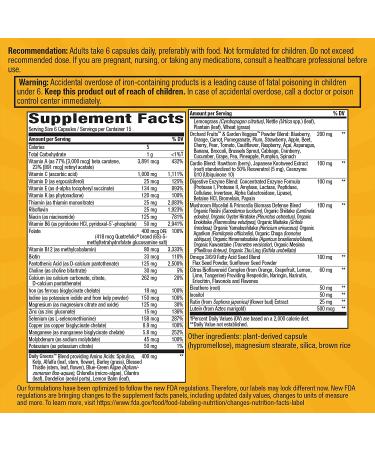 Nature's Way Alive! Max6 Daily Multi-Vitamin - 90 Veg Capsules for Optimal Health - Buy Online on GoSupps.com