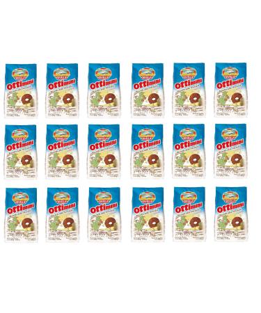 Divella 18 x Divella Ottimini All Cookies Nocciole Shortbread Chopped Hazelnut Cookies 350g Italian Cookies