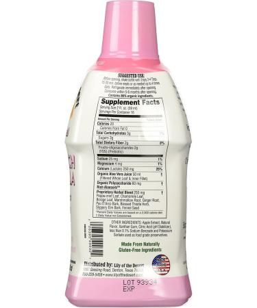Lily of The Desert Aloe Herbal Stomach Formula Fresh Mint 32oz - Soothing Relief for Digestive Health - Buy Online on GoSupps.com