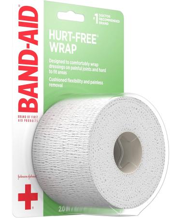 Buy Band-Aid Hurt-Free Self-Adherent Elastic Wound Wrap - Ideal for Post-Surgical Care & Joint Support - 2 in x 2.3 yd - International Shipping Available - Buy Online on GoSupps.com