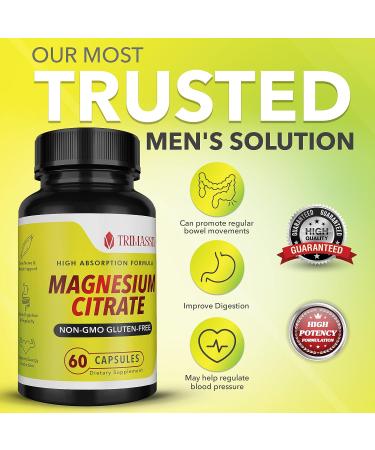 Trimassix Magnesium Citrate: Non-GMO & Gluten-Free Supplement - Buy Online on GoSupps.com