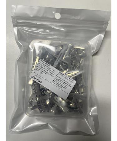 Alligator Clips Metal Alligator Curl Clips Duck Bill Hair Clips Silver Hair Clips with Storage Box Alligator Curl Hair Clips for Hairdressing Salon Hairdressing DIY 60 Pieces - Buy Online on GoSupps.com