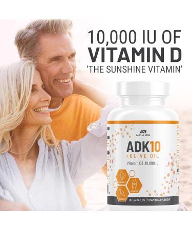 ALPHA RISE ADK 5 Vitamin Supplement + ADK 10 Vitamin Supplement - Buy Online on GoSupps.com