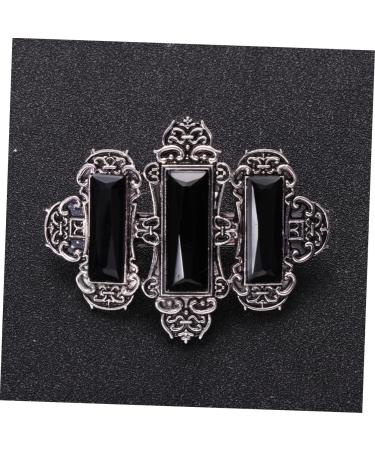 1pc Crystal Hair Clamp French Barrette Christmas Hair Clip Sticks for Hair Fashion Clips for Hair Spring Buckle Hairpin Hair Clips for Girl Child Button Hair Accessories - Buy Online on GoSupps.com