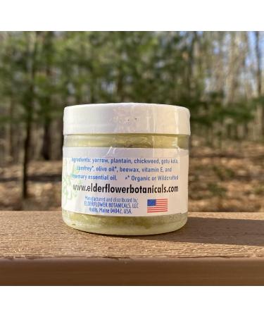 Elderflower Botanicals Dermamend Comfrey Herbal Ointment 2 fl oz for Eczema, Bruises, Scars & Skin Inflammation - Buy Online on GoSupps.com