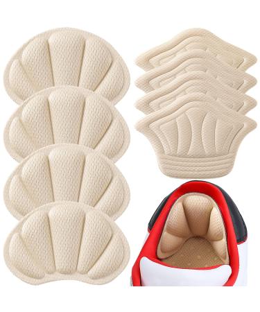 Back of Heel Cushion Pads Adhesive Heel Grips Inserts for Loose Shoes Too Big Boots Reusable Heel Guards Liners for Women Men Improve Shoe Fit