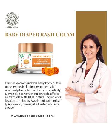 Buy Ayush Certified Baby Diaper Rash Cream - Chemical Free Gentle Formula for Softer Skin (75 Gm) - International Shipping Available - Buy Online on GoSupps.com