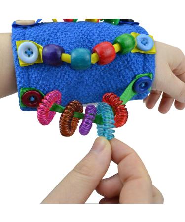 Sensory Arm Pillow for Alzheimer Patients - Therapy & Anxiety Relief | Autistic Dementia Wrist Cuff - Buy Online on GoSupps.com