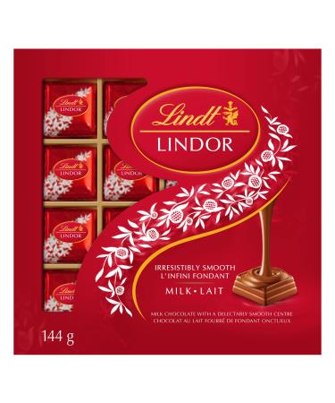 Lindt LINDOR Milk Chocolate Squares 144-Gram Gift Box Chocolate squares 144g